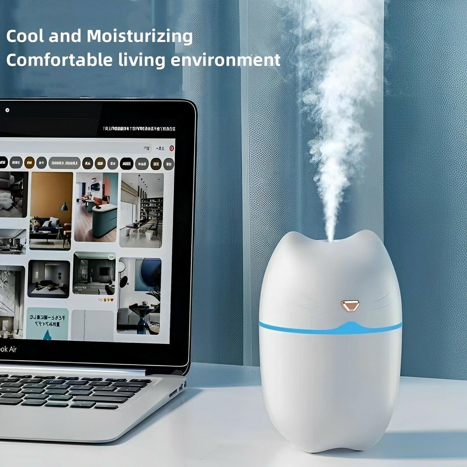 Air Humidifier USB Small Mini Portable Cool Mist Diffuser