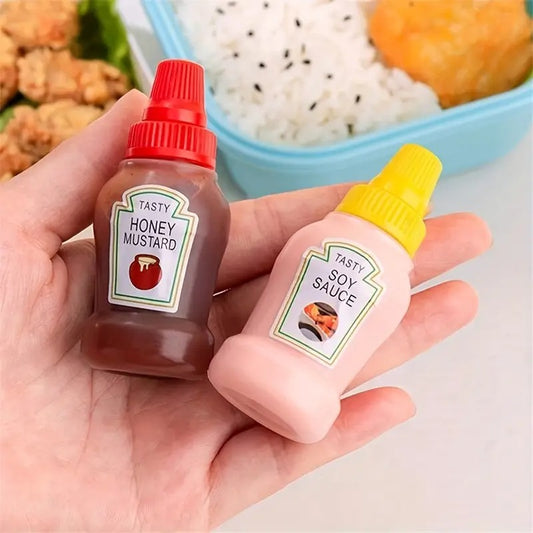 Pack of 2 Mini Ketchup/Sauce Bottles